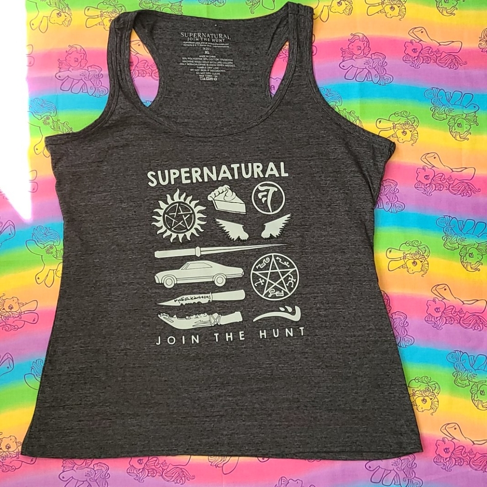 Supernatural Pie Hot Topic XL Racerback